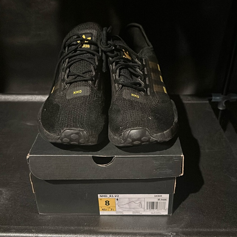 adidas NMD R1 V2 “Black Solar Gold”